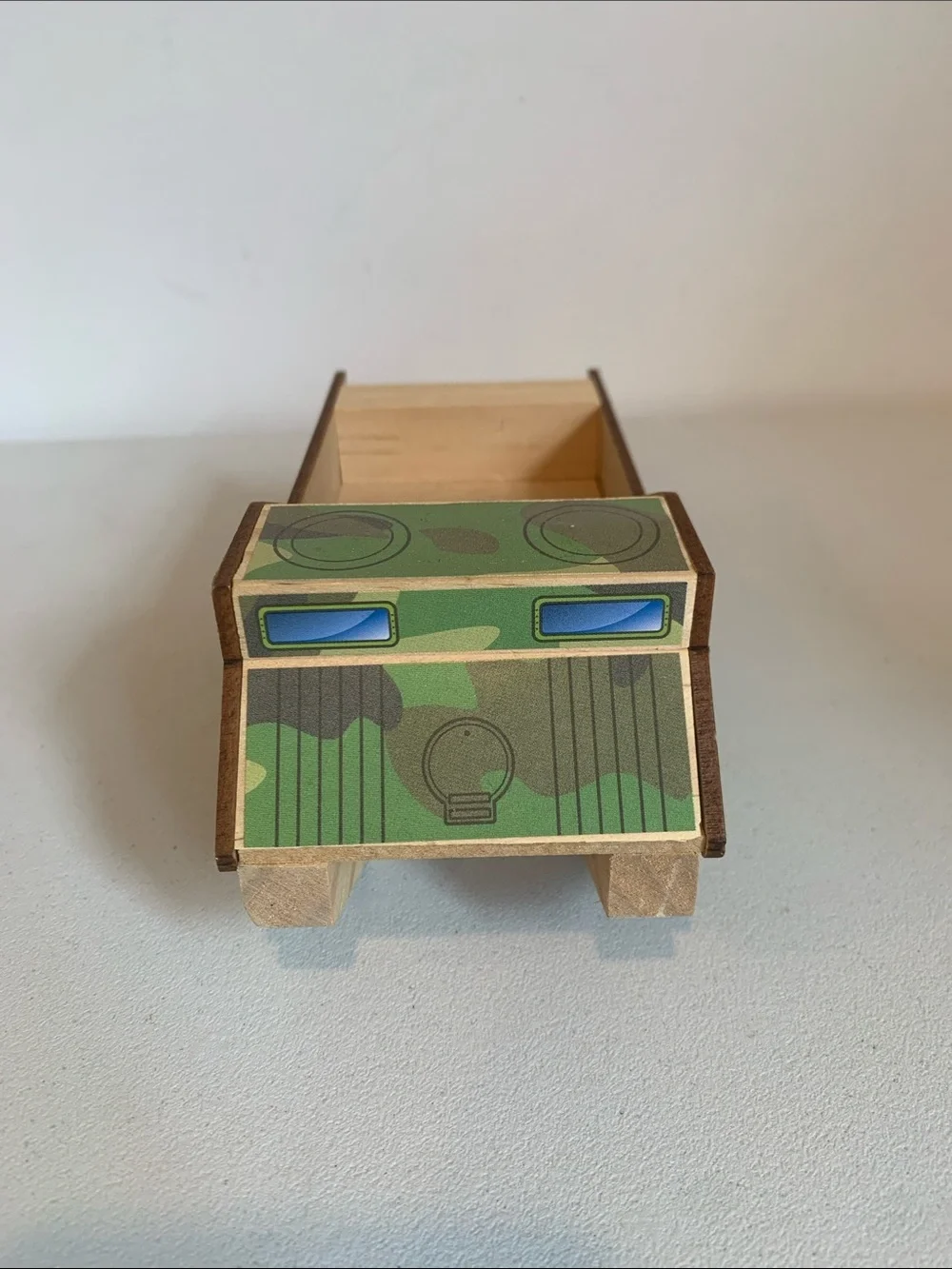 Home Depot Kids Workshop Amphibious Military Vehicle Wooden Tank Truck